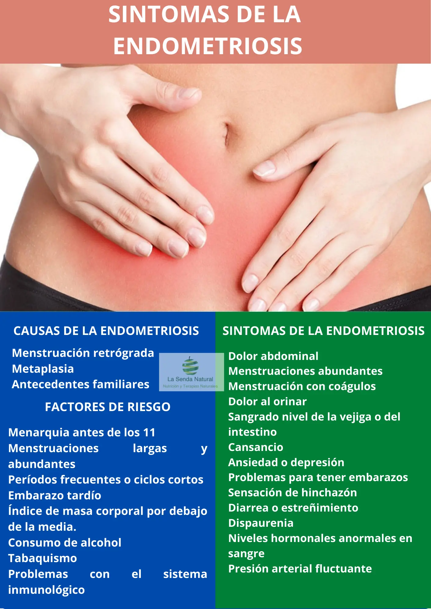 s&iacute;ntomas de la endometriosis
